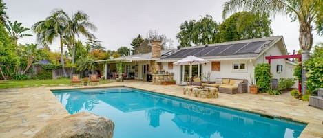 Santa Barbara Vacation Rental | 3BR | 2BA | Half Step Required to Access