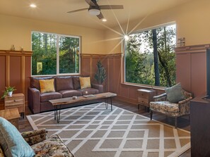 Living room with Smart TV