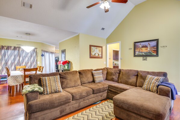 Hephzibah Vacation Rental | 3BR | 2BA | 1,800 Sq Ft | Stairs to Access