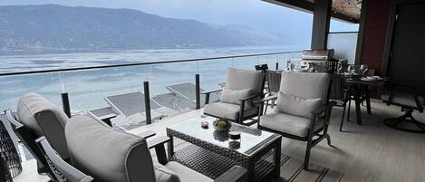 Enjoy the views while entertaining or just relaxing.