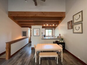Open Concept Dining and Kitchen Area