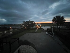 view from back porch