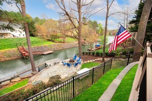 Beautifully landscaped with our flag raised high!!! 