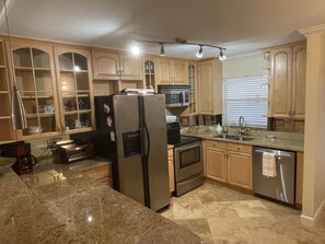 Well stocked modern kitchen