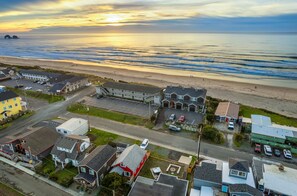 Admire sunsets from the Bungalow or walk to the beach directly across from BRB.