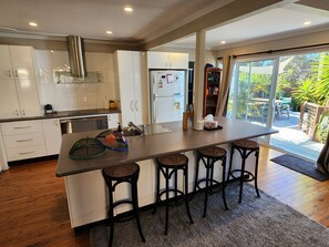 Open plan kitchen