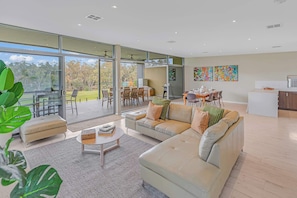 Upstairs living area