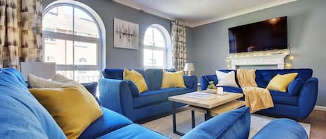 large spacious living room