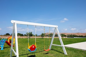 The playground will delight the children.