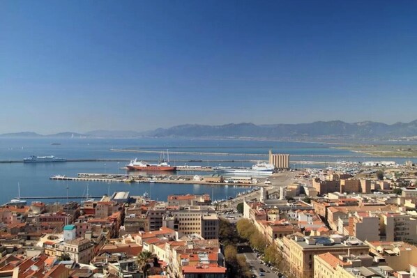 Vue depuis lâhĂ©bergement