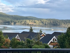 Sooke Harbour from patio