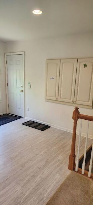 Dining kitchen area space. Will have a card table and chairs