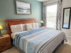 Master Bedroom with King Size Bed