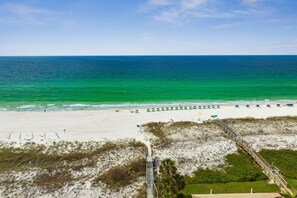 Holiday Isle private beach access is never crowded