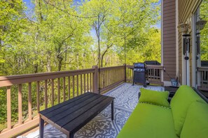 Private Deck with Gas Grill