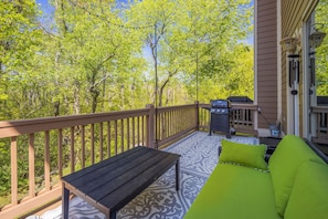 Private Deck with Gas Grill