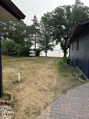 Large yard for yard games.