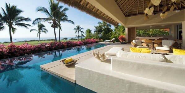 Amazing ocean and golf view from your own private pool