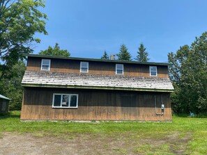 Exterior of the Lodge, what you see from the road.