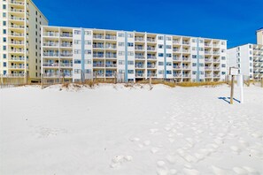 Beach Side of Condo Complex