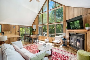 Large windows with stunning views from just about everywhere.  