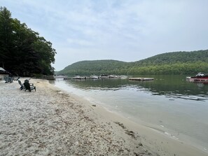 Beautiful private community beach