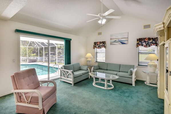 Palm Coast Vacation Rental | 3BR | 2.5BA | Step-Free Access | 2,100 Sq Ft