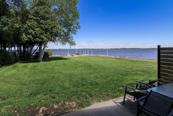 Backyard and lake access (shared)