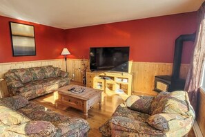 Living room 1, with gas fireplace