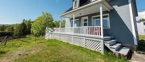 Front view of the house