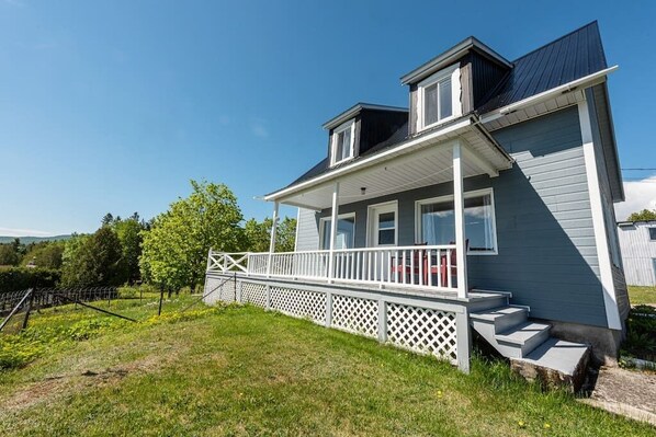 Front view of the house