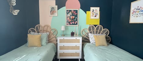 Encanto themed bedroom - 2 twin beds