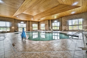 Enjoy a refreshing dip in our indoor pool!