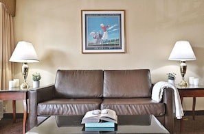 The living room - the perfect place to kick back and relax.