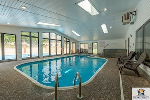 Communal Indoor Pool & Hot Tub Open Year Around!