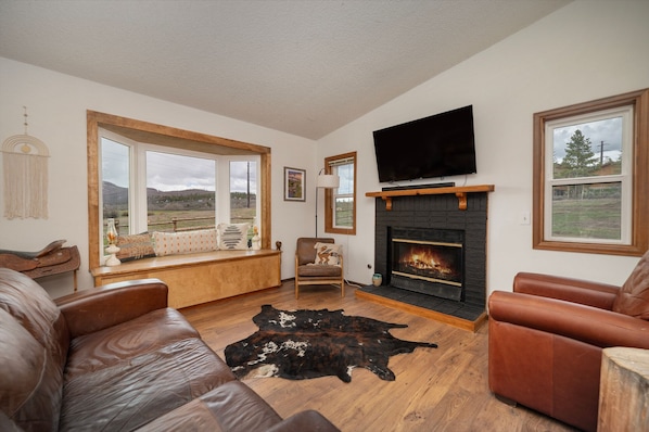 Living Room - Gas Fireplace