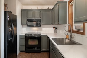 Kitchen with Electric Stove