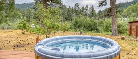 Baignoire à remous extérieure