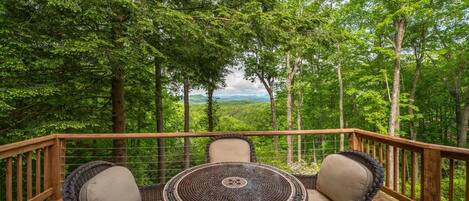 Long Range Mountain Views from the Main Level Western Facing Deck