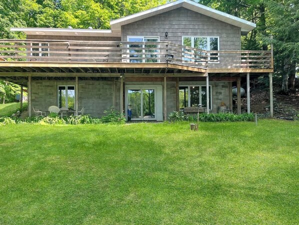 Back Side of house overlooking the lake