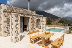 Outdoor dining area