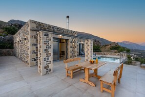 Outdoor dining area