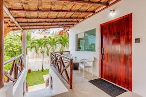 An outdoor table and chairs just for you!