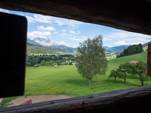 Blick von der Unterkunft