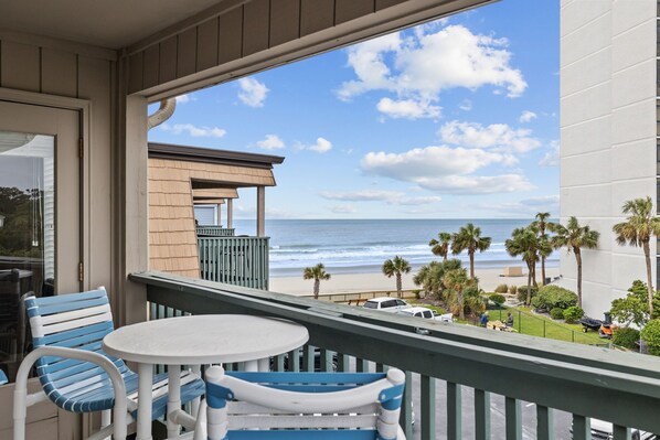 Sip your morning coffee on the balcony while enjoying beautiful ocean views