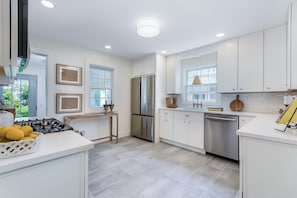 Spacious and fully-equipped, our kitchen has everything you need—and then some—to experiment with new recipes or whip up your tried-and-true favorites.