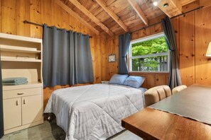 Relax and recharge during you getaway, plenty of room to upack in the bedroom!