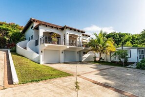 Driveway and home are gated and private.