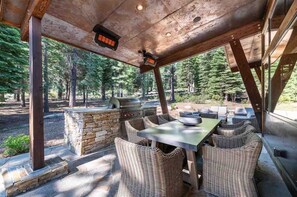 Covered Patio with Heaters (Dining & Grill)