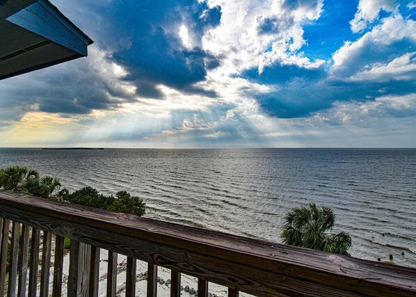 The view from your private balcony